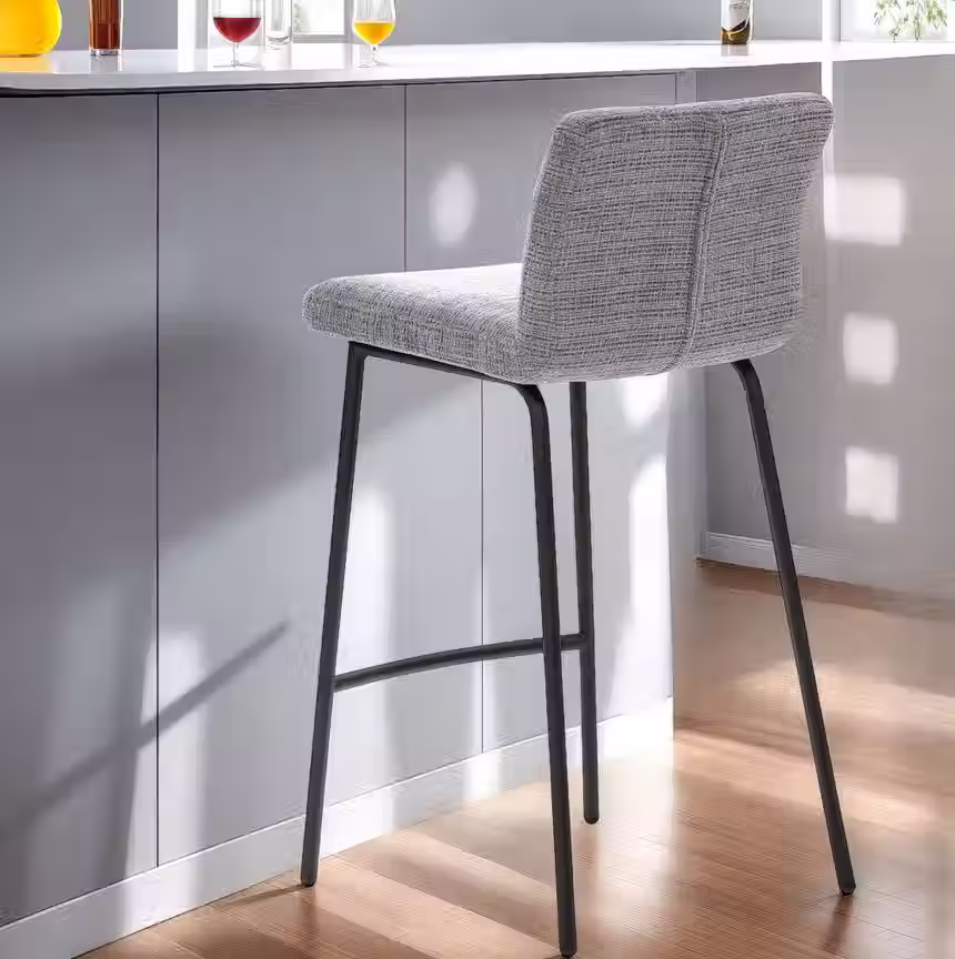 Tresenhocker mit dekorativer Steppnaht – Bild 5