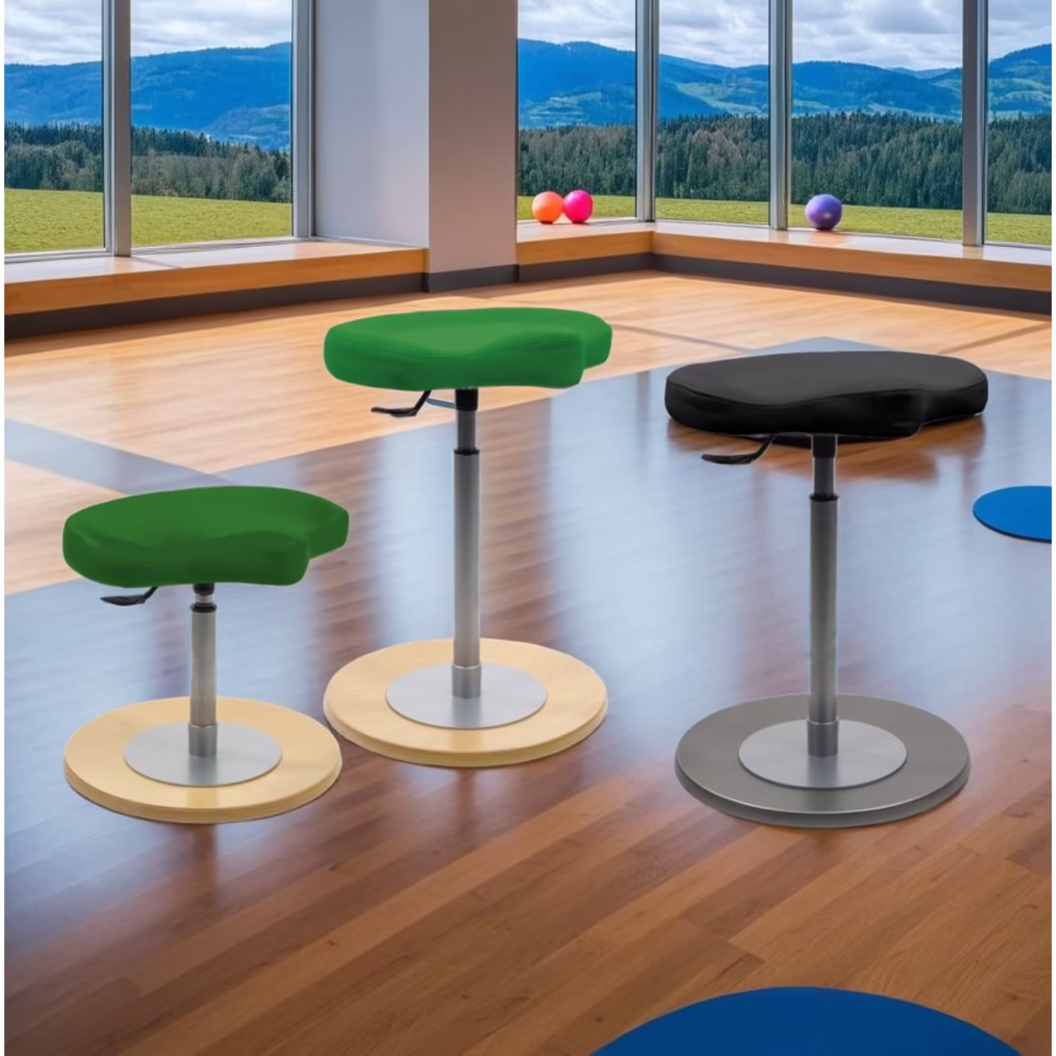 Kinder-Pendelhocker mit Ergositz – Bild 5