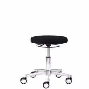 Funktionsdrehhocker mit Maxi- Polstersitz