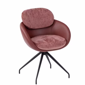 Design-Sessel mit weichen, organischen Rundungen