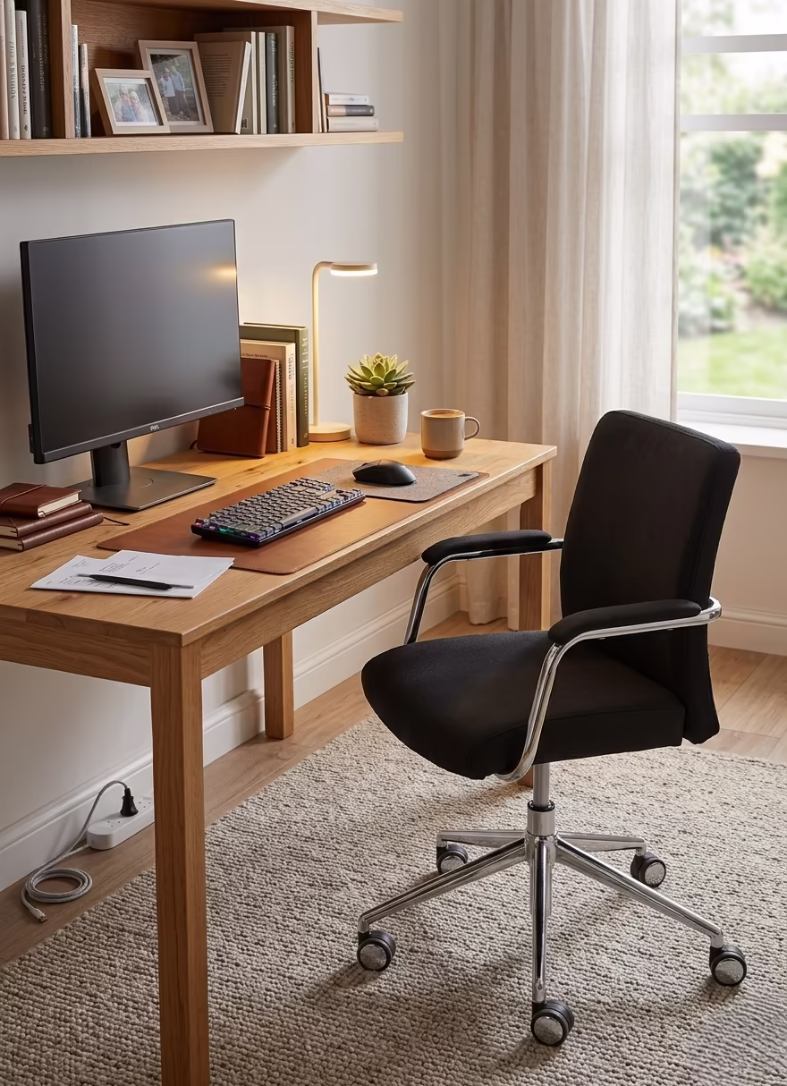 Kleiner Büro-Drehstuhl für das Home Office – Bild 5